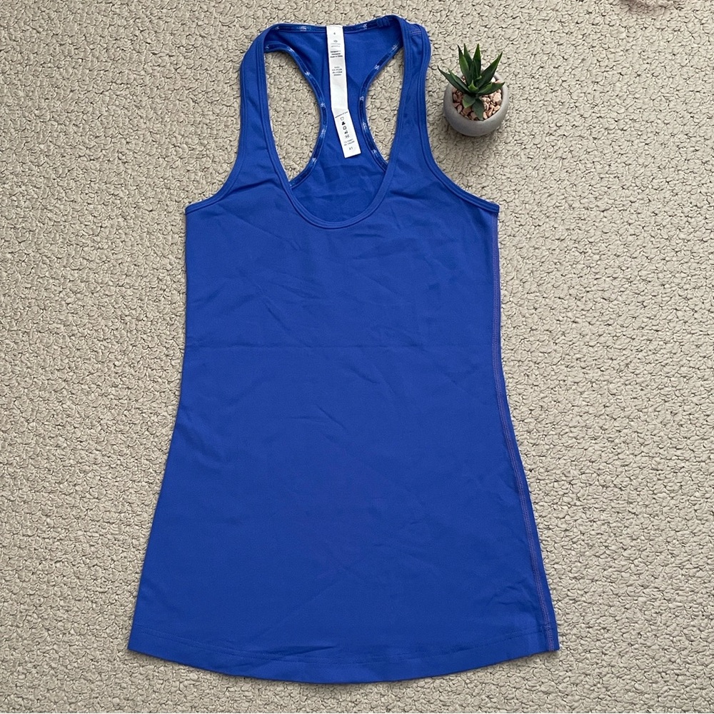 Cool racerback sprinkler blue 4 NWOT